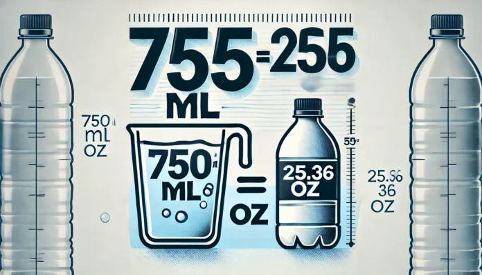 How to Convert 750 ml to oz
