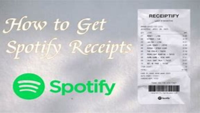 Spotify Receipt